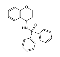 Phosphinic amide, N-[(4S)-3,4-dihydro-2H-1-benzopyran-4-yl]-P,P-diphenyl- 结构式