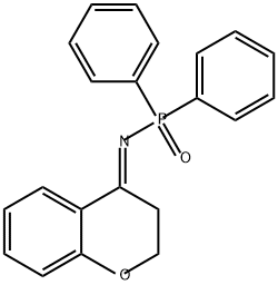 Phosphinic amide, N-(2,3-dihydro-4H-1-benzopyran-4-ylidene)-P,P-diphenyl-, (E)- (9CI) 结构式