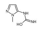 Urea, (1-methyl-1H-pyrazol-5-yl)- 结构式