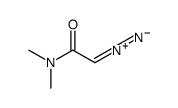 2-重氮-N,N-二甲基乙酰胺 结构式