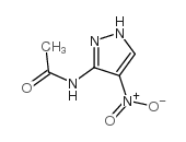 N-(4-硝基吡唑-3-基)-乙酰胺 结构式