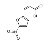 3-(5-硝基-2-呋喃基)丙烯酰氯 结构式