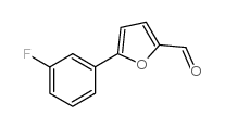 5-(3-氟苯基)-呋喃-2-甲醛 结构式