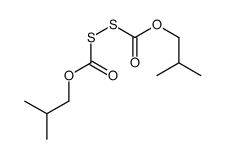 Thioperoxydicarbonic acid ([(HO)C(S)]2S2), OC,OC'-bis(2-methylpropyl) ester 结构式
