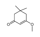 3-甲氧基-5,5-二甲基-2-环己烯-1-酮 结构式