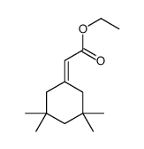 Acetic acid, (3,3,5,5-tetramethylcyclohexylidene)-, ethyl ester 结构式