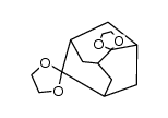 二螺[1,3-二氧戊环-2,2'-三环[3.3.1.13,7]癸烷-6',2''-[1,3]二氧戊环] 结构式