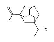 1,3-二乙酰基金刚烷酮 结构式