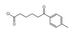 4-甲基-ε-氧代苯己酰氯 结构式