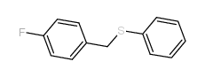 4-氟代苄基-硫苯 结构式