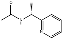 N-[(1R)-1-(2-吡啶基)乙基]乙酰胺 结构式