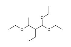 Pentane, 3-(diethoxymethyl)-2-ethoxy- 结构式