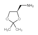 (R)-(-)-2,2-二甲基-1,3-二氧戊环-4-甲胺 结构式
