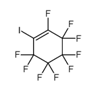 1,3,3,4,4,5,5,6,6-九氟-2-碘环己烯 结构式