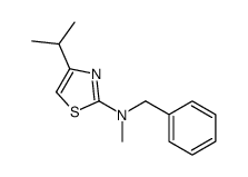 2-Thiazolamine, N-methyl-4-(1-methylethyl)-N-(phenylmethyl)- 结构式