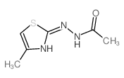 2-(4-甲基-2-噻唑基)乙酰肼 结构式