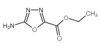 5-氨基-1,3,4-噁二唑-2-甲酸乙酯 结构式