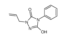 4-苯基-1-(2-丙烯-1-基)-1,2,4-三唑烷-3,5-二酮 结构式
