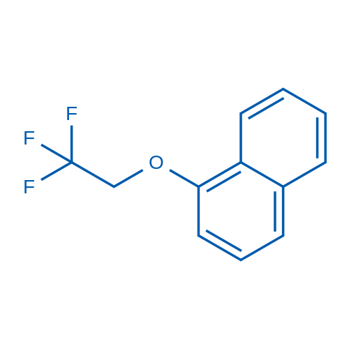 Naphthalene, 1-(2,2,2-trifluoroethoxy)- 结构式