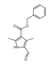 1H-Pyrrole-3-carboxylicacid,5-formyl-2,4-dimethyl-,phenylmethylester(9CI) 结构式