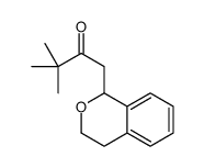 1-(3,4-二氢-1H-2-苯并吡喃-1-基)-3,3-二甲基-2-丁酮 结构式