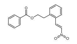 2-(2-硝基乙烯基)苯甲酸苯乙酯 结构式