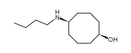 顺-5-(丁氨基)环辛醇 结构式