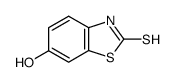 2-巯基-6-羟基苯并噻唑 结构式