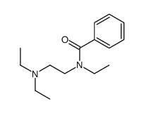 N-[2-(二乙氨基)乙基]-N-乙基苯甲酰胺 结构式