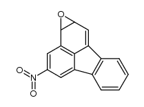 3b,4a-二氢-2-硝基荧蒽并[2,3-b]环氧乙烯 结构式