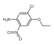 4-乙氧基-5-氯-2-硝基苯胺 结构式