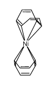 双(1,3,5,7-环辛四烯)合镍 结构式
