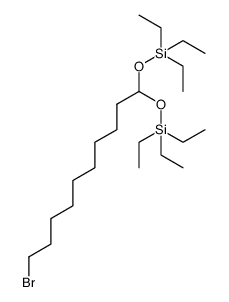 4,6-Dioxa-3,7-disilanonane, 5-(9-bromononyl)-3,3,7,7-tetraethyl- 结构式