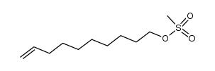 9-Decen-1-ol, 1-methanesulfonate 结构式