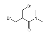 3-溴-2-(溴甲基)-N,N-二甲基丙酰胺 结构式