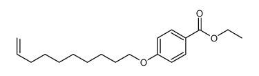 4-(9-癸烯-1-基氧基)苯甲酸乙酯 结构式