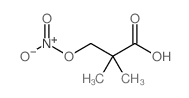 2,2-二甲基-3-(硝基氧基)丙酸 结构式