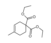 3-Cyclohexene-1,1-dicarboxylic acid, 4-methyl-, 1,1-diethyl ester 结构式