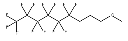 1,1,1,2,2,3,3,4,4,5,5,6,6-十三氟-9-甲氧基壬烷 结构式