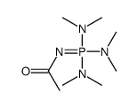 N-[三(二甲氨基)磷亚基]乙酰胺 结构式