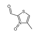 4-甲基-2-噻唑甲醛-3-氧化物 结构式