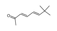 3,5-Octadien-2-one, 7,7-dimethyl-, (E,E)- (9CI) 结构式