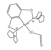 [2,6-双(二环戊基膦基-κP)氧基]苯基-κC](甲酸根-κO)合镍, (SP-4-1)- 结构式