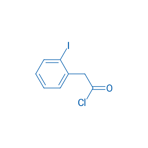 Benzeneacetyl chloride, 2-iodo- 结构式