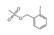 2-碘苄基甲磺酸酯 结构式