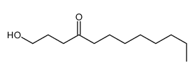 1-羟基-4-十二烷酮 结构式