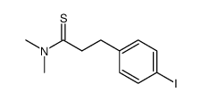4-碘-N,N-二甲基苯丙硫酰胺 结构式