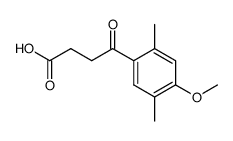 4-(4-甲氧基-2,5-二甲基苯基)-4-氧代丁酸 结构式