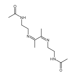Acetamide, N,N'-[(1,2-dimethyl-1,2-ethanediylidene)bis(nitrilo-2,1-ethanediyl)]bis- (9CI) 结构式
