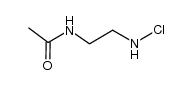 N-(2-氯氨基乙基)乙酰胺 结构式